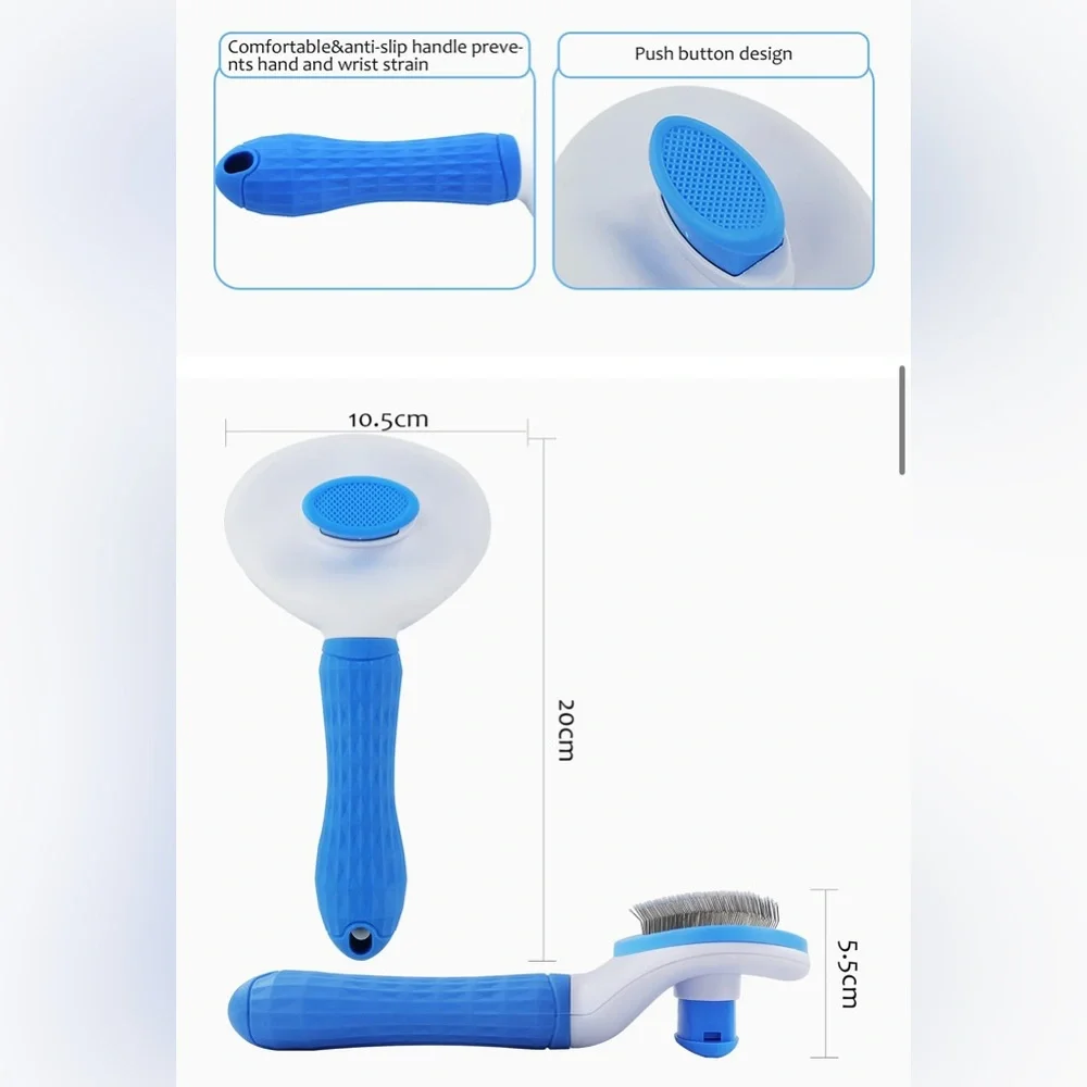 Animal grooming kit - shedding brush and nail clipper
